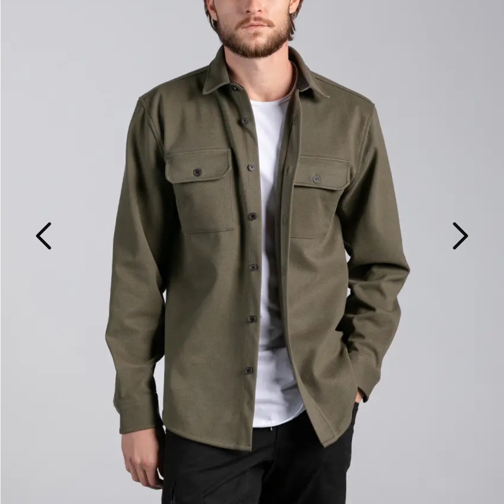 NWT BYLT Button Down Over Shirt